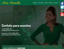 Tablet Screenshot of maramaravilha.com.br